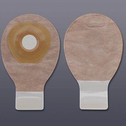 Ostomy Pouch Premier™ One-Piece System 7 Inch Length, Mini Flat 1-3/8 Inch Stoma Drainable
