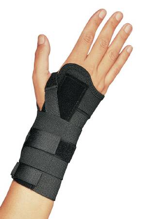 Wrist Brace ProCare® Universal CTS Aluminum / Elastic Left or Right Hand Black Medium