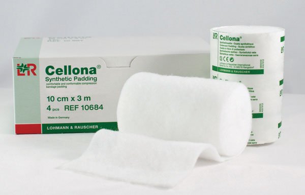 Orthopedic Padding Roll Self-Adherent Cellona® 4 Inch X 3.3 Yard Synthetic NonSterile