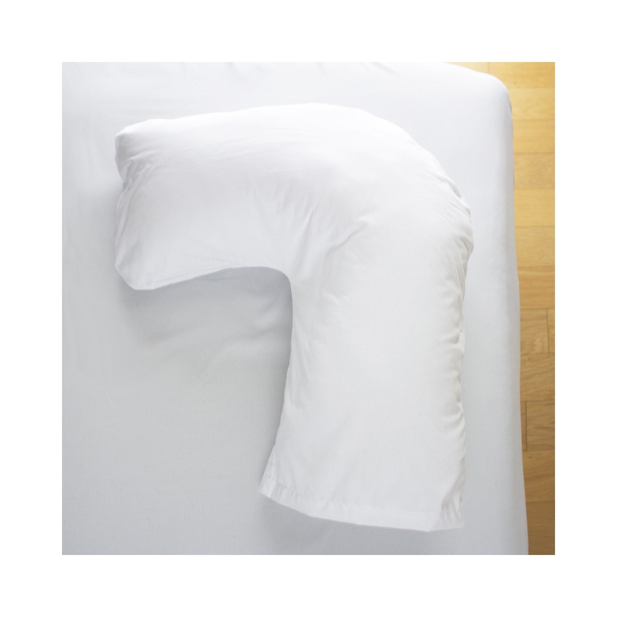 Bed Pillow Hugg-A-Pillow® 17 X 22 Inch White Reusable