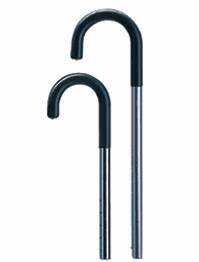 Round Handle Cane Carex® Aluminum 29 to 38 Inch Height Silver