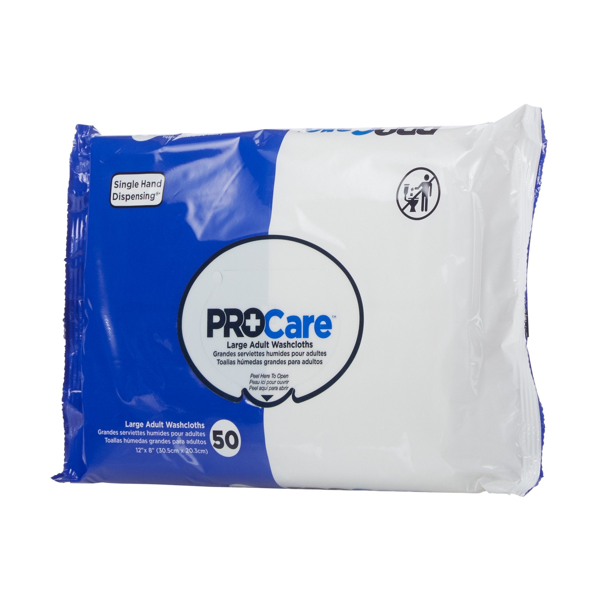 Personal Cleansing Wipe ProCare™ Soft Pack Scented 50 Count