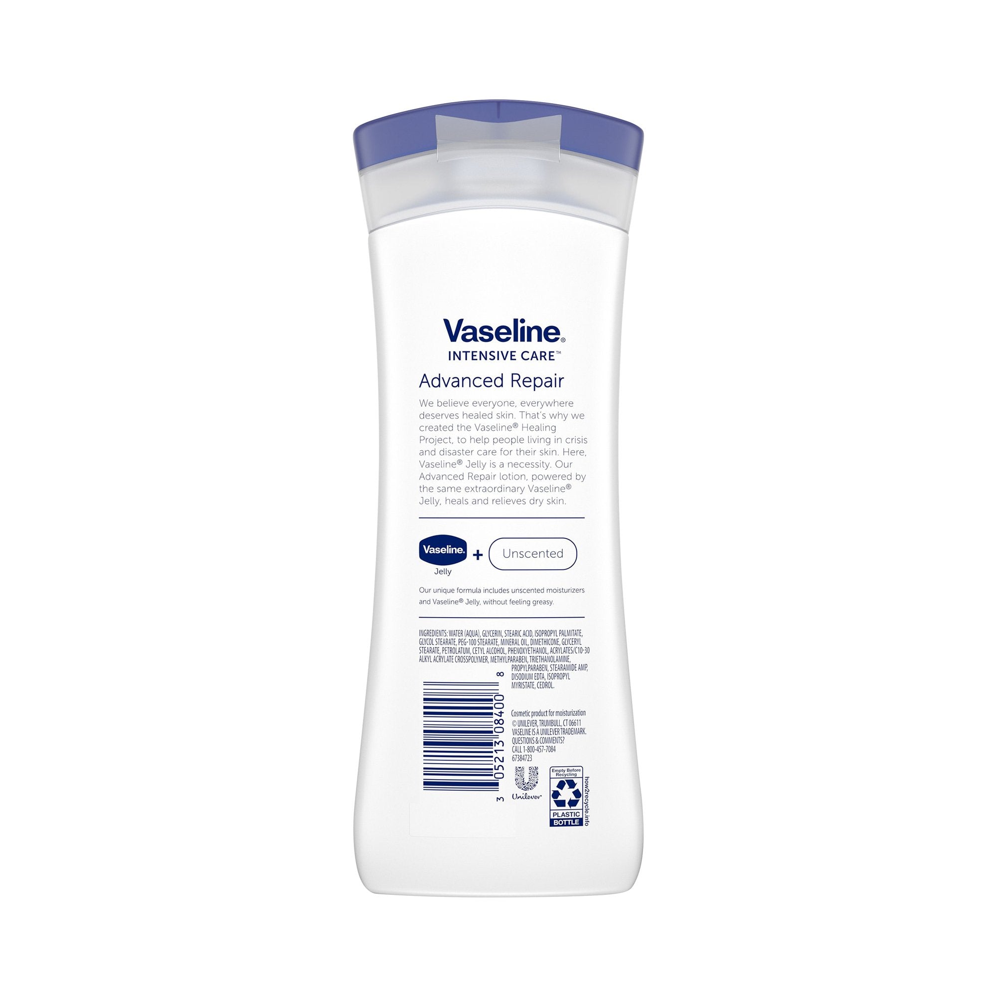 Hand and Body Moisturizer Vaseline® Intensive Rescue® Repairing 10 oz. Bottle Scented Lotion