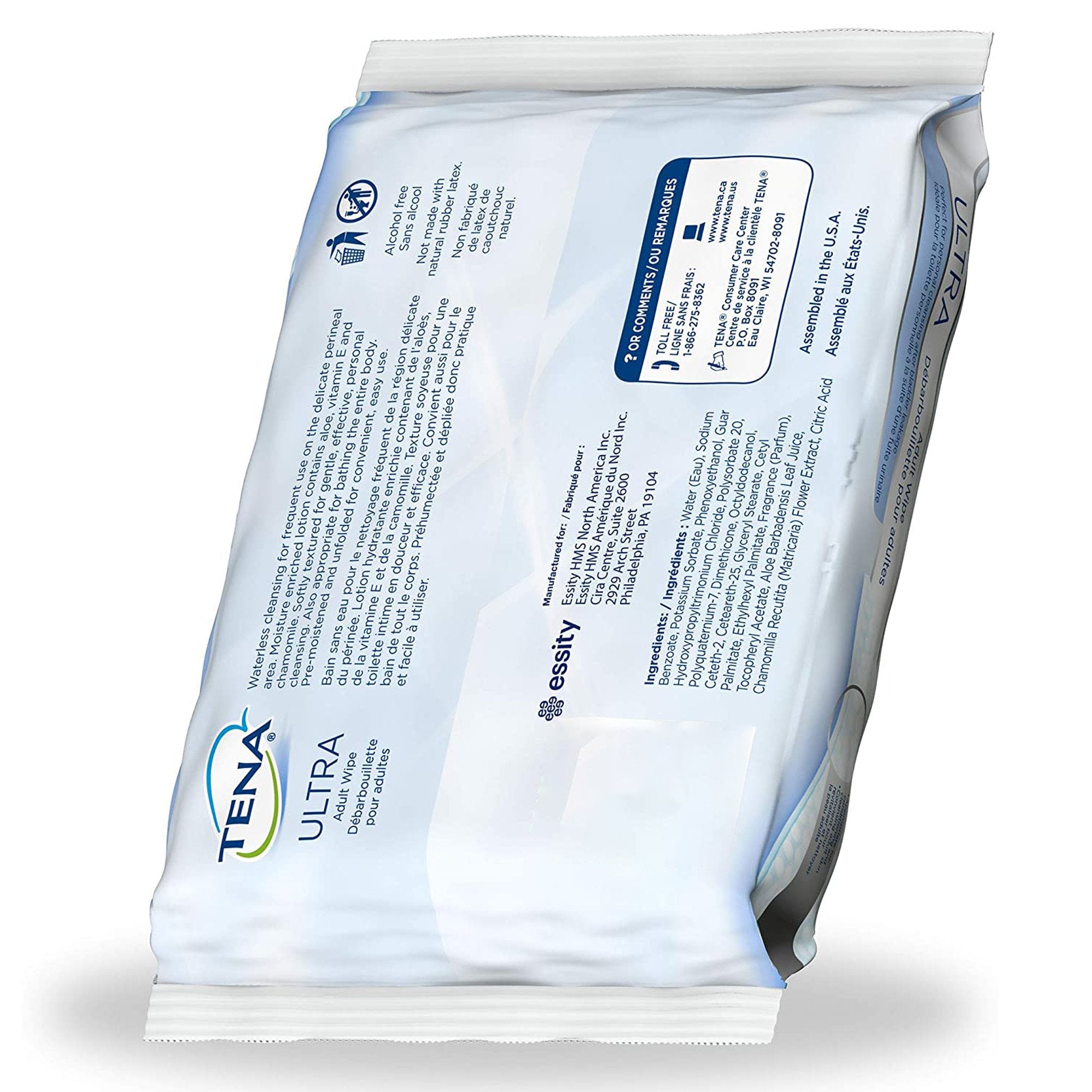 Flushable Personal Wipe TENA ProSkin™ UltraFlush® Soft Pack Scented 48 Count