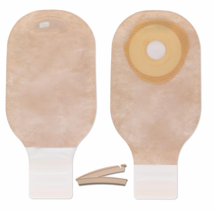 Colostomy Pouch Premier™ One-Piece System 12 Inch Length 1 Inch Stoma Drainable
