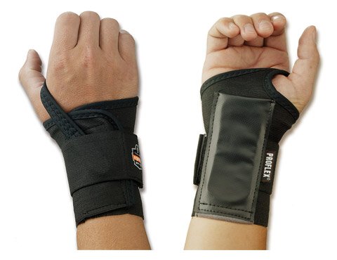Wrist Support ProFlex® 4000 Single Strap Elastane / Elastic / Polyester Right Hand Black X-Large