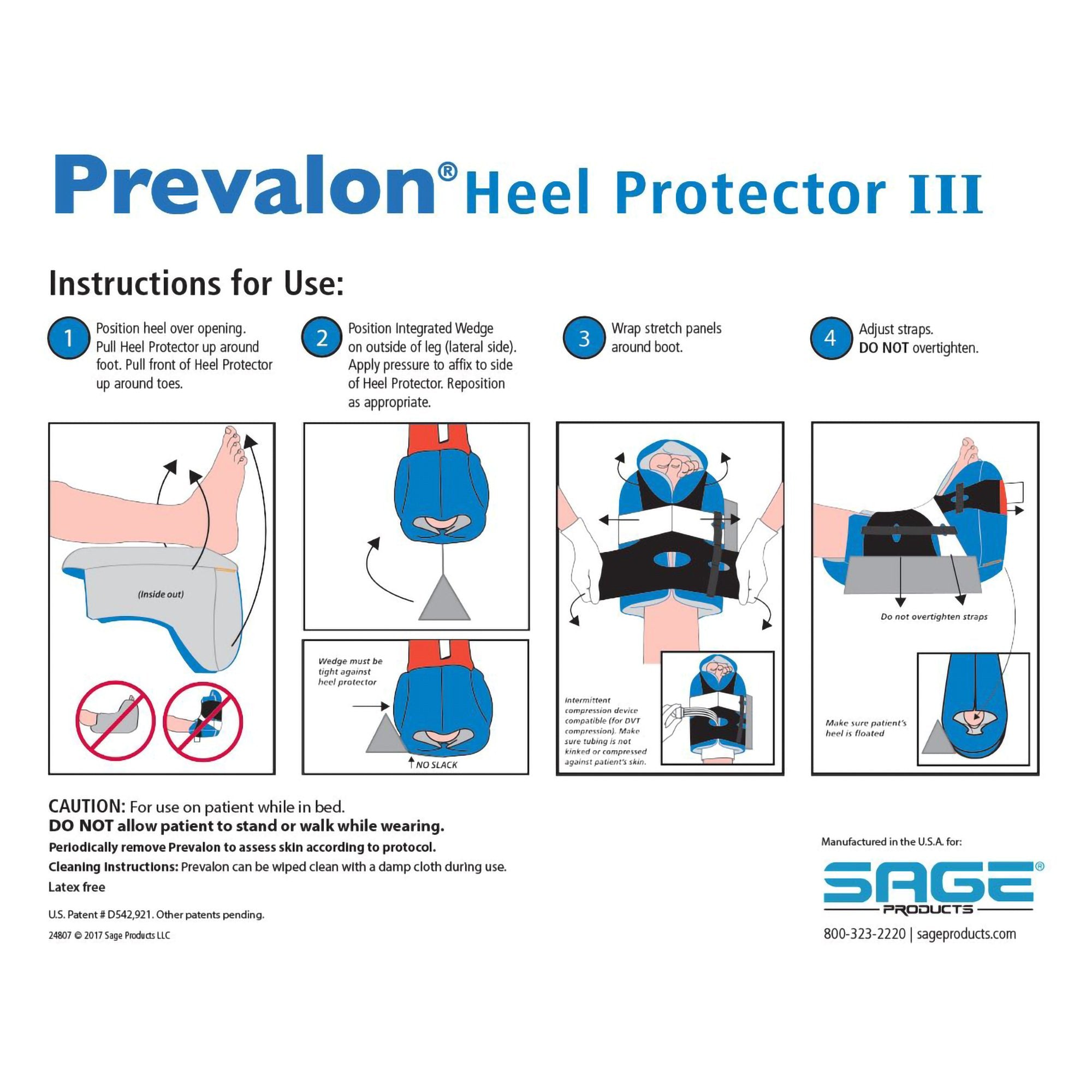Heel Protection Boot with Wedge Prevalon® One Size Fits Most
