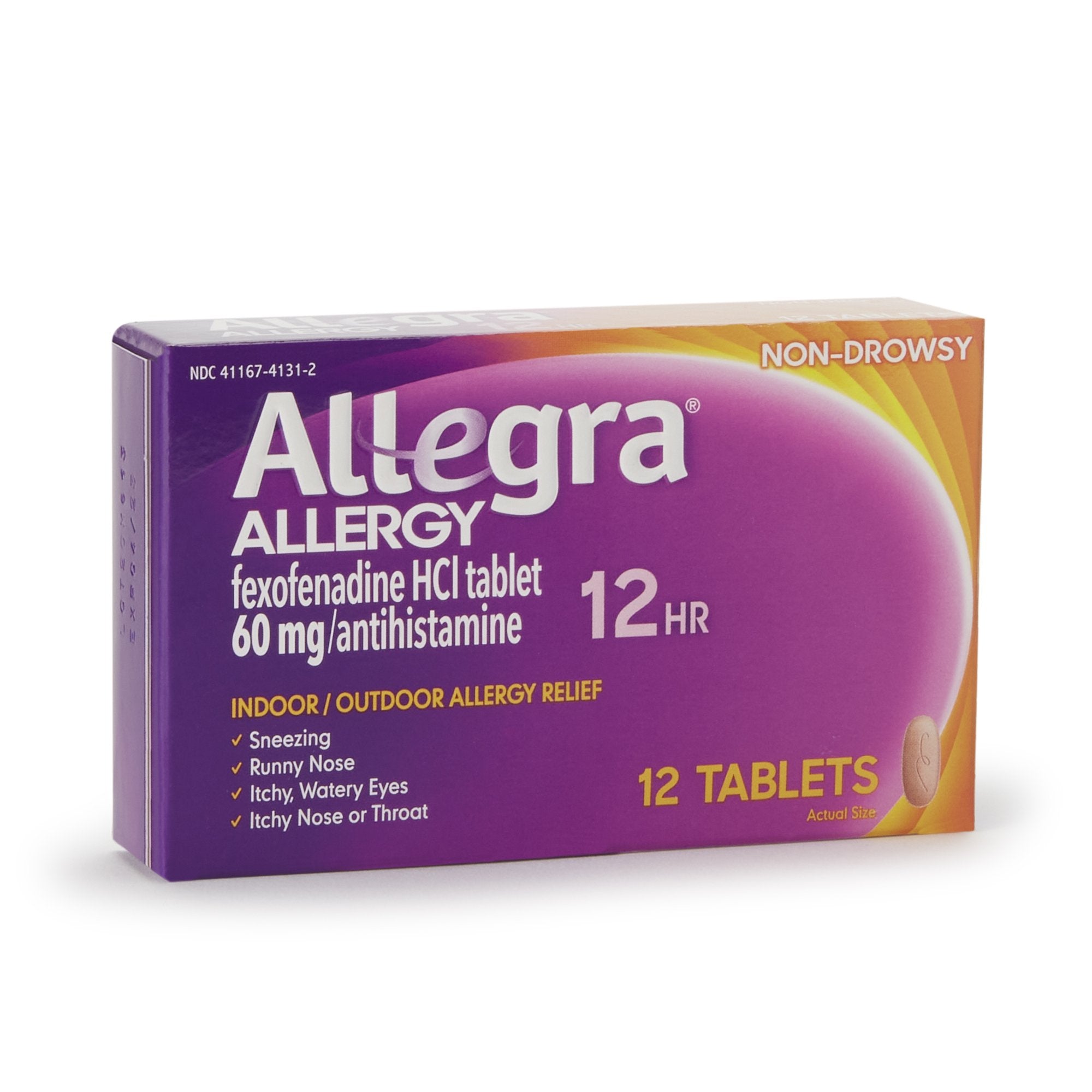 Allergy Relief Allegra® 60 mg Strength Tablet 12 per Box