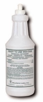 Wex-Cide Surface Disinfectant Cleaner Quaternary Based Manual Squeeze Liquid 1 Quart Bottle Citrus Scent NonSterile