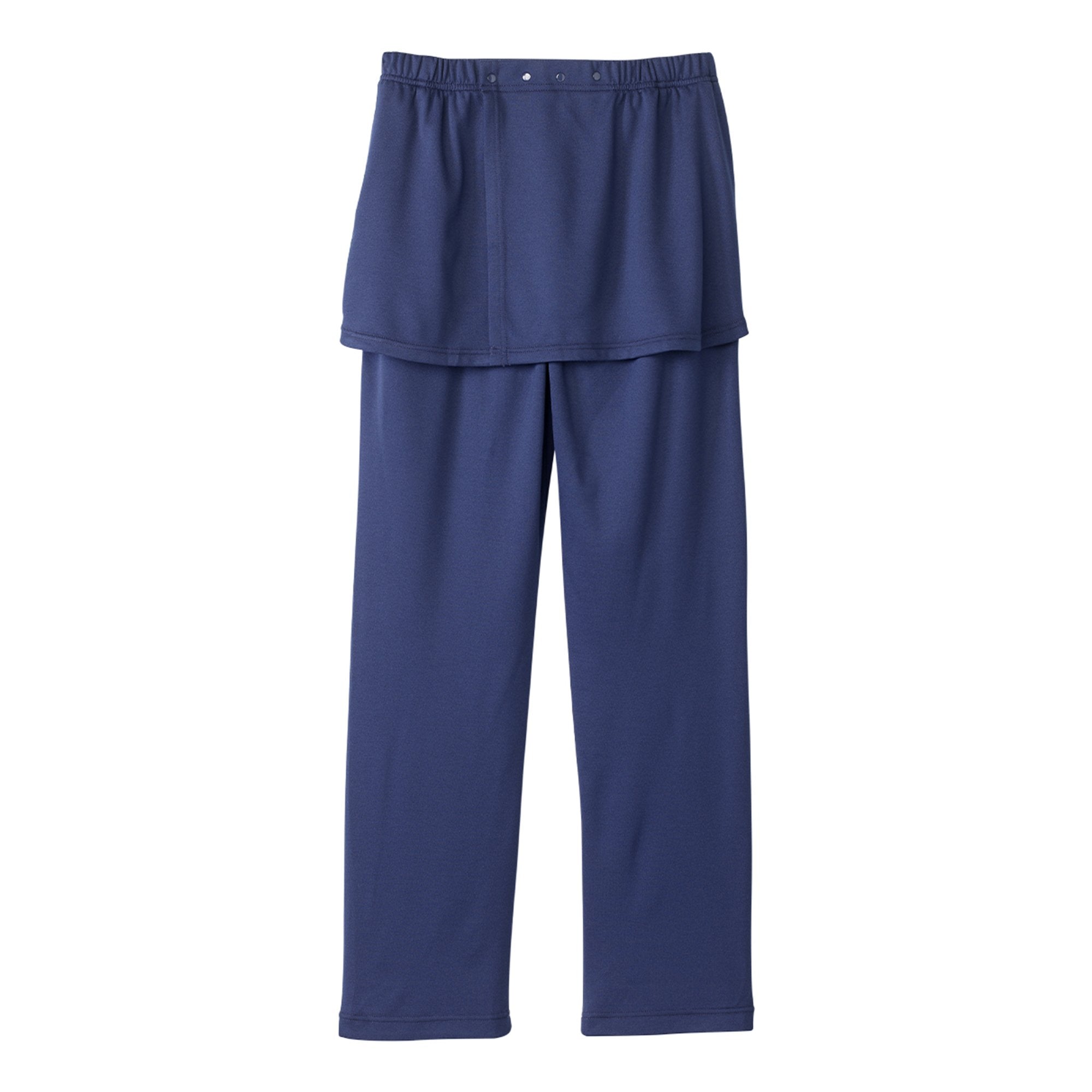 Adaptive Pants Silverts® Back Overlap 3X-Large Navy Blue Female