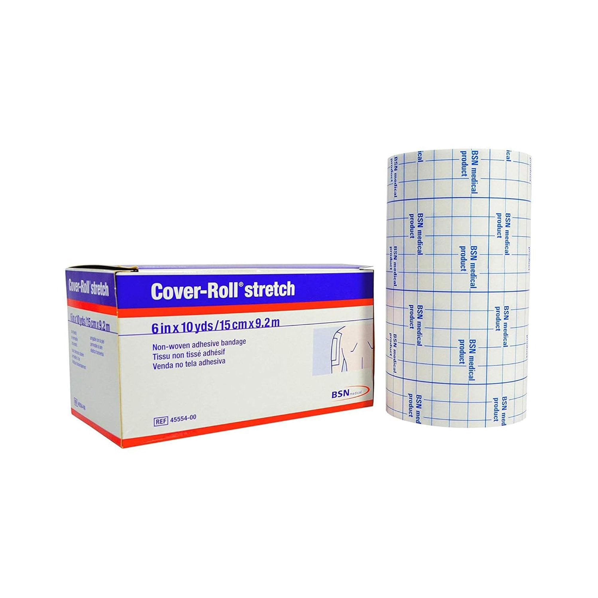 Dressing Retention Tape with Liner Cover-Roll® Stretch White 6 Inch X 10 Yard Nonwoven Polyester NonSterile