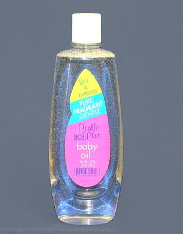 Baby Oil Gentle Plus 8 oz. Bottle Scented Oil