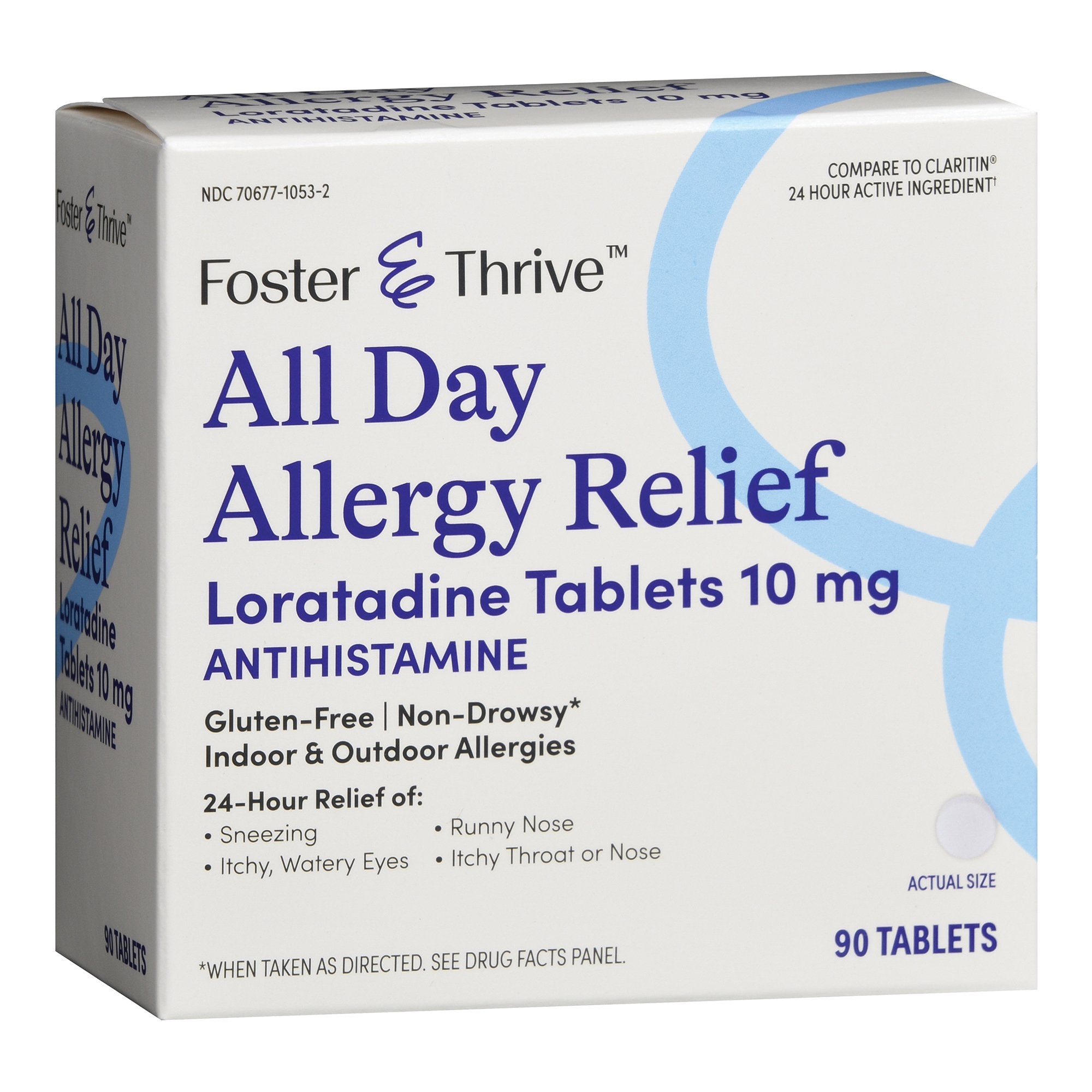 Allergy Relief Foster & Thrive™ 10 mg Strength Tablet 90 per Bottle