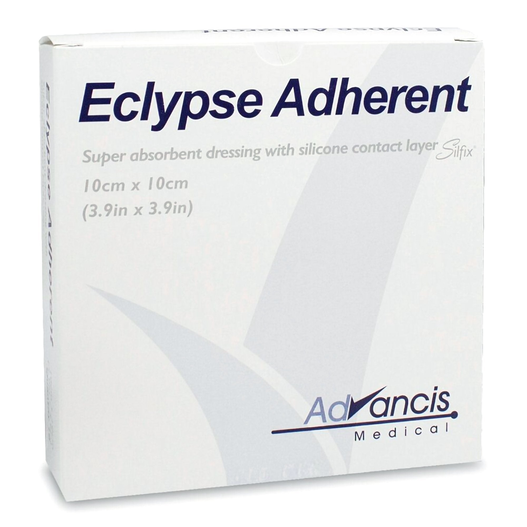 Super Absorbent Dressing Eclypse® Adherent 4 X 4 Inch Square