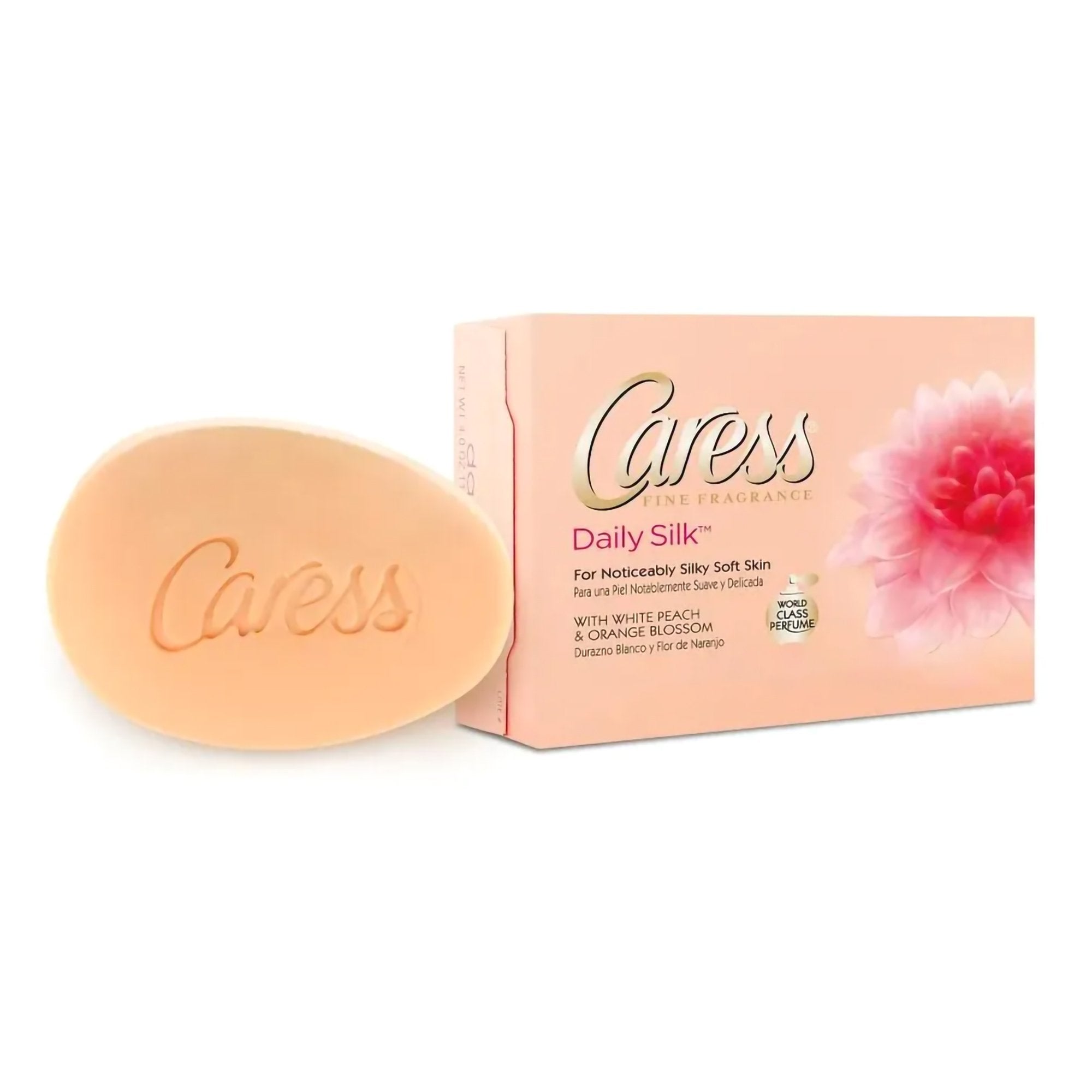 Soap Caress® Bar 4.75 oz. Individually Wrapped Peach Scent