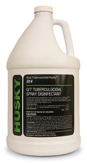 Quat Tuberculocidal Husky® Surface Disinfectant Cleaner Quaternary Based Manual Pour Liquid 1 Quart Bottle Lemon Scent NonSterile