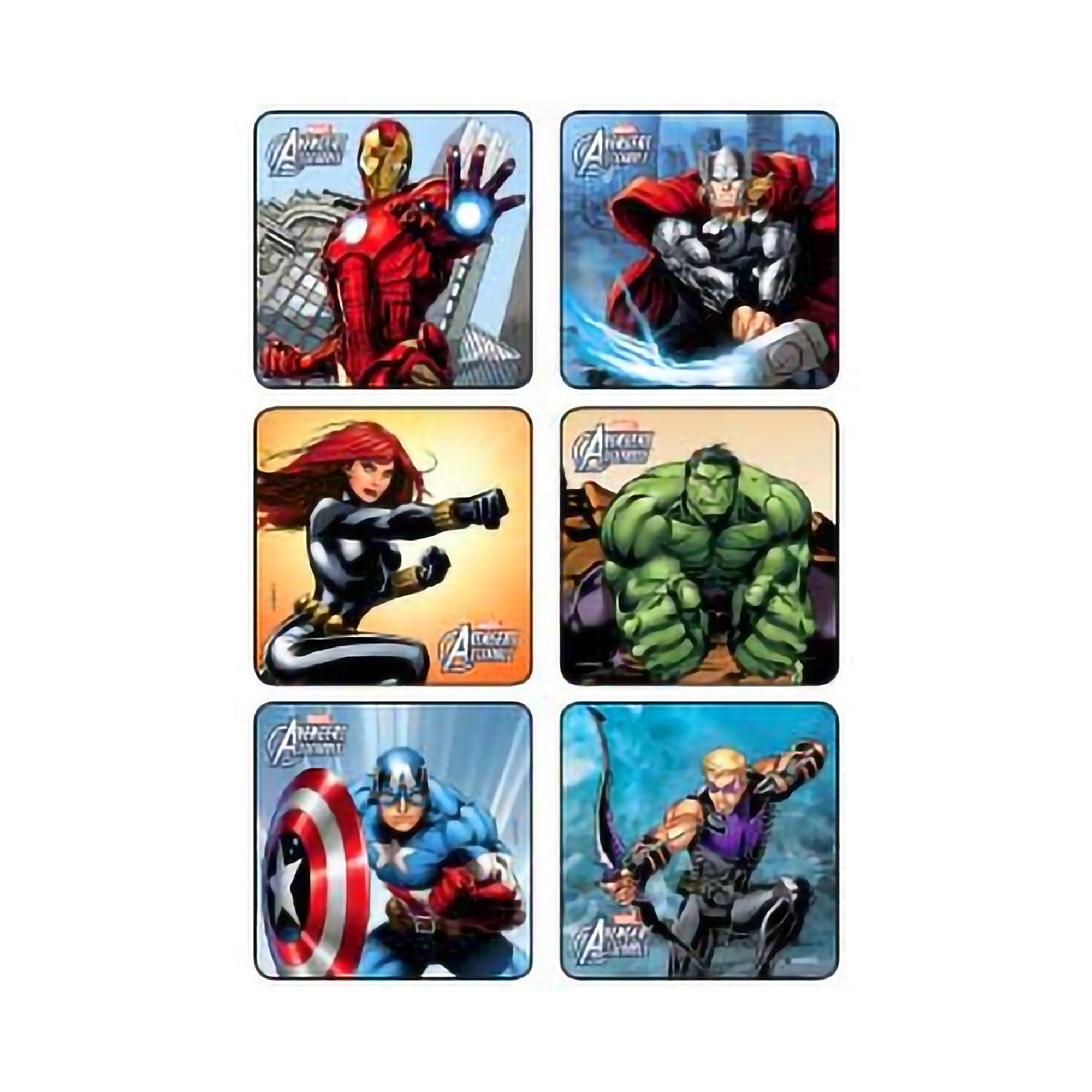 Disney® 75 per Pack Avengers Assemble Sticker 2-1/2 Inch