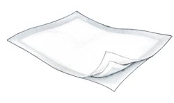 Disposable Underpad Curity™ Crib Liner 10 X 14 Inch Fluff Light Absorbency