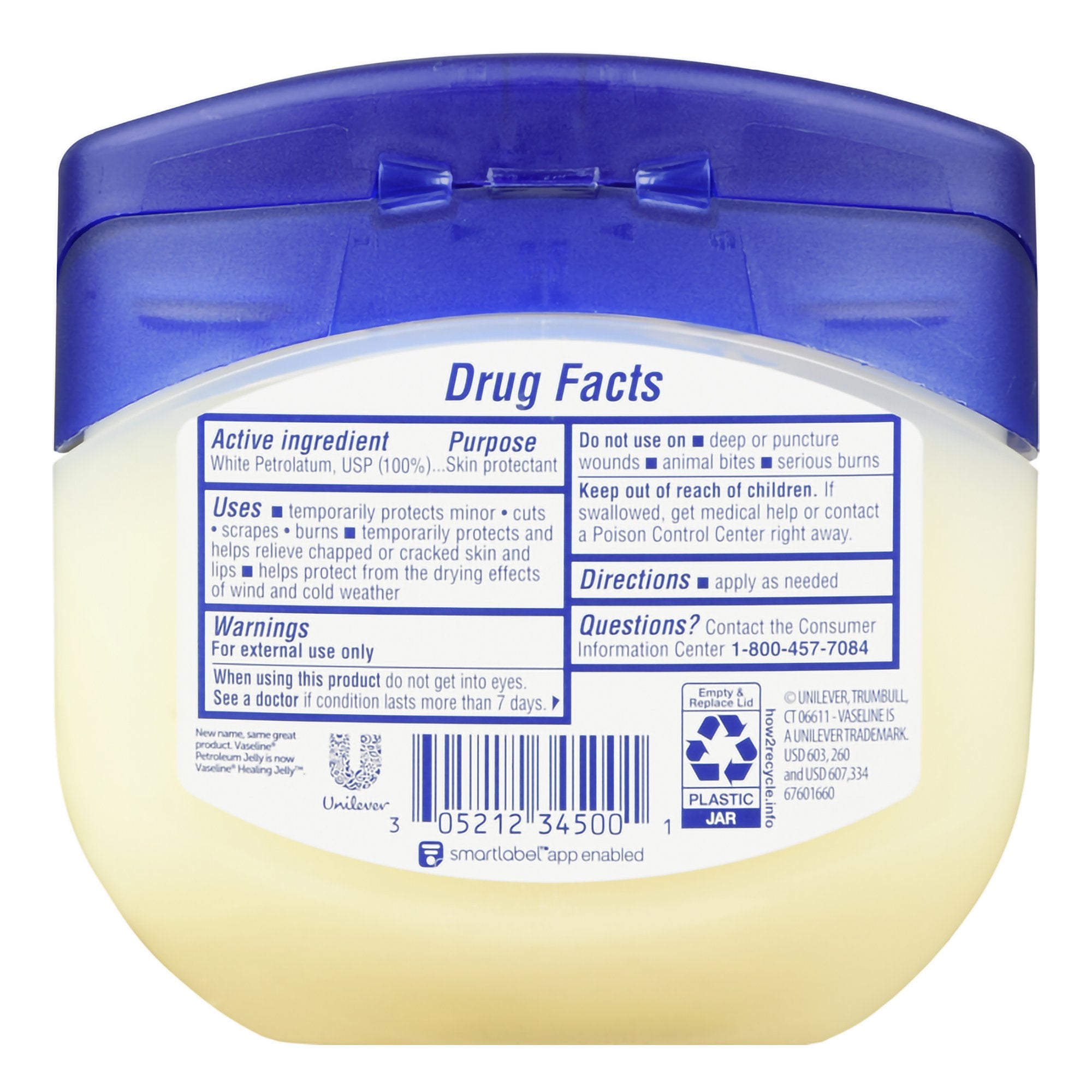 Petroleum Jelly Vaseline® 13 oz. Jar NonSterile