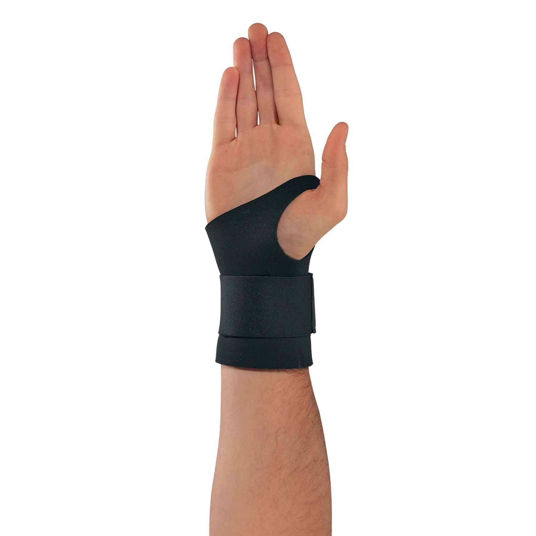 Wrist Support ProFlex® 670 Ambidextrous Single Strap Neoprene Left or Right Hand Black Small