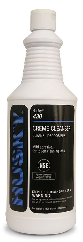 Husky® 430 Surface Cleaner Alcohol Based Manual Squeeze Cream 32 oz. Bottle Mint Scent NonSterile