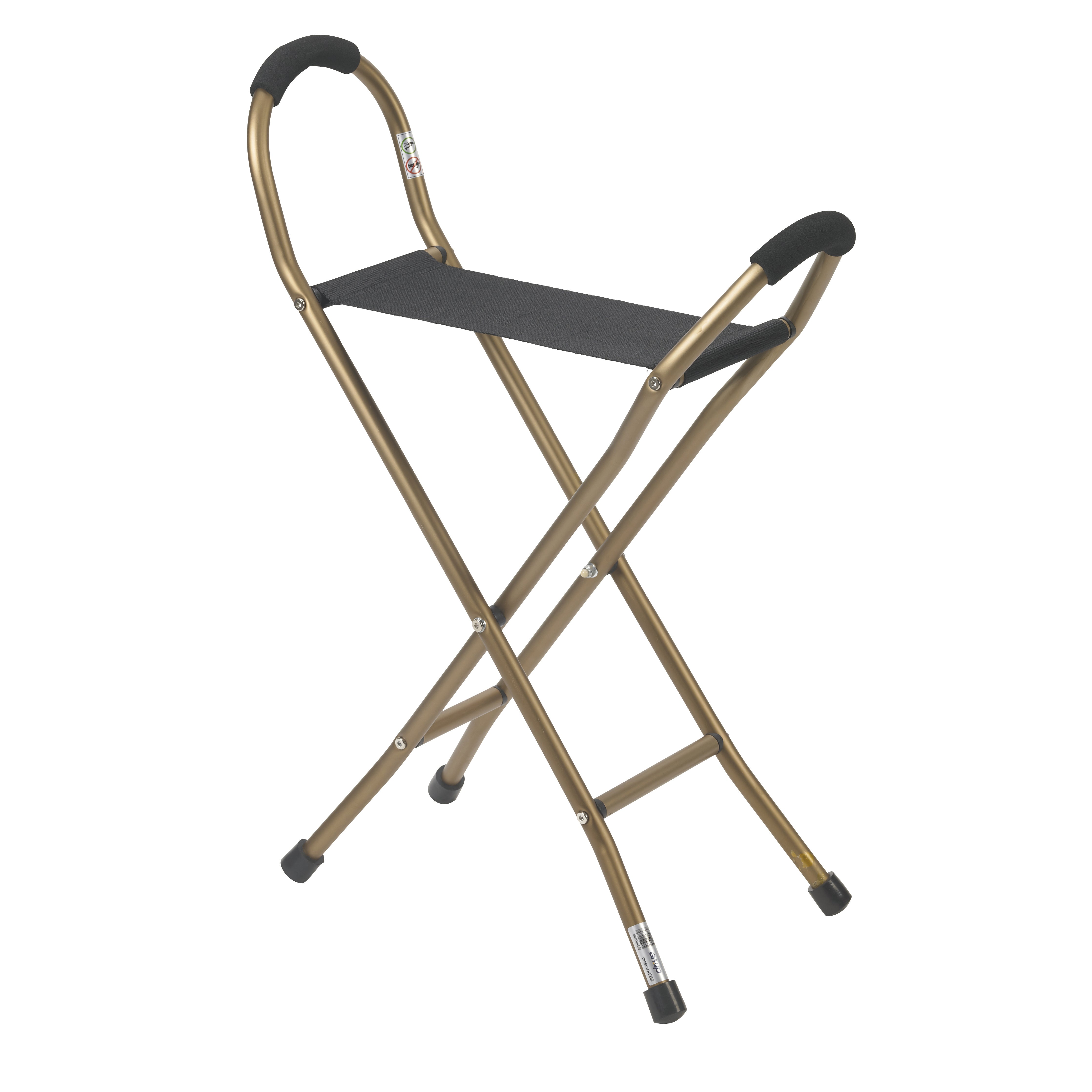 Quad Cane with Sling Seat drive™ Aluminum 34 Inch Height Bronze