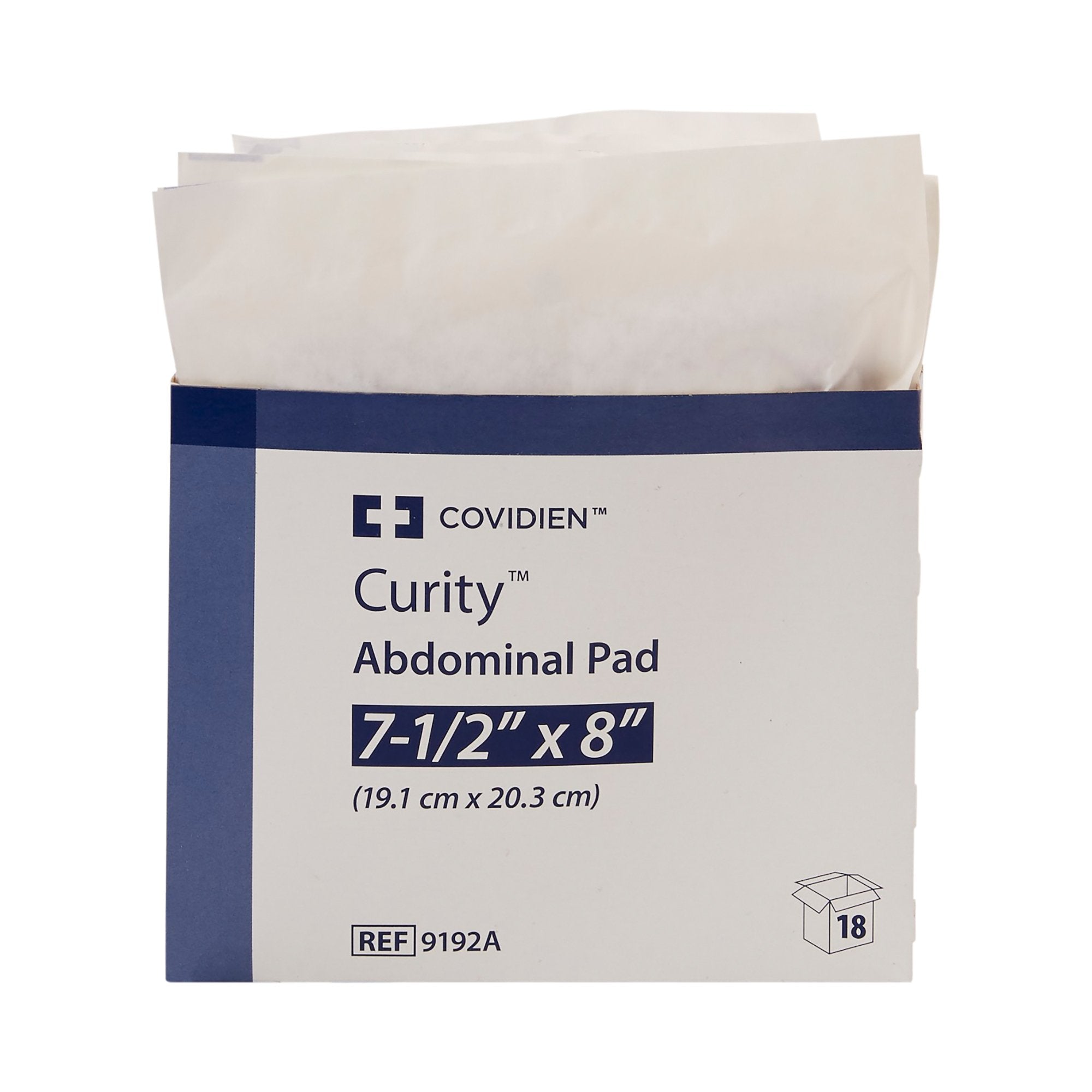Abdominal Pad Curity™ 7-1/2 X 8 Inch 1 per Pack Sterile Rectangle