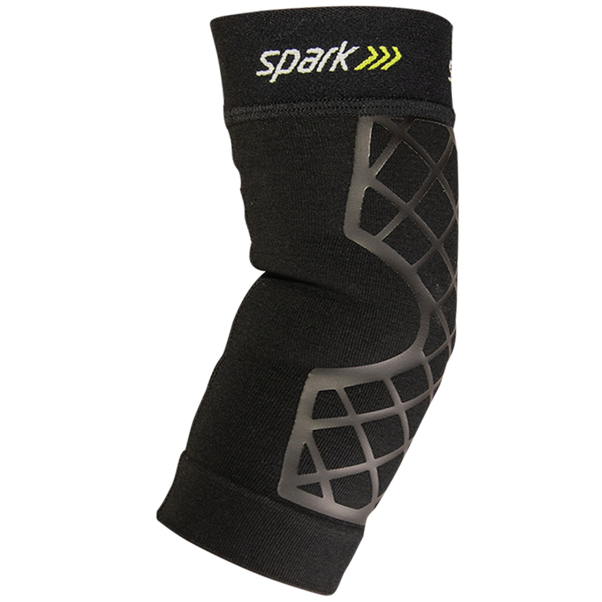 Elbow Support Spark Kinetic Large Pull-On Sleeve Left or Right Elbow 12-1/2 to 15 Inch Elbow Circumference Black