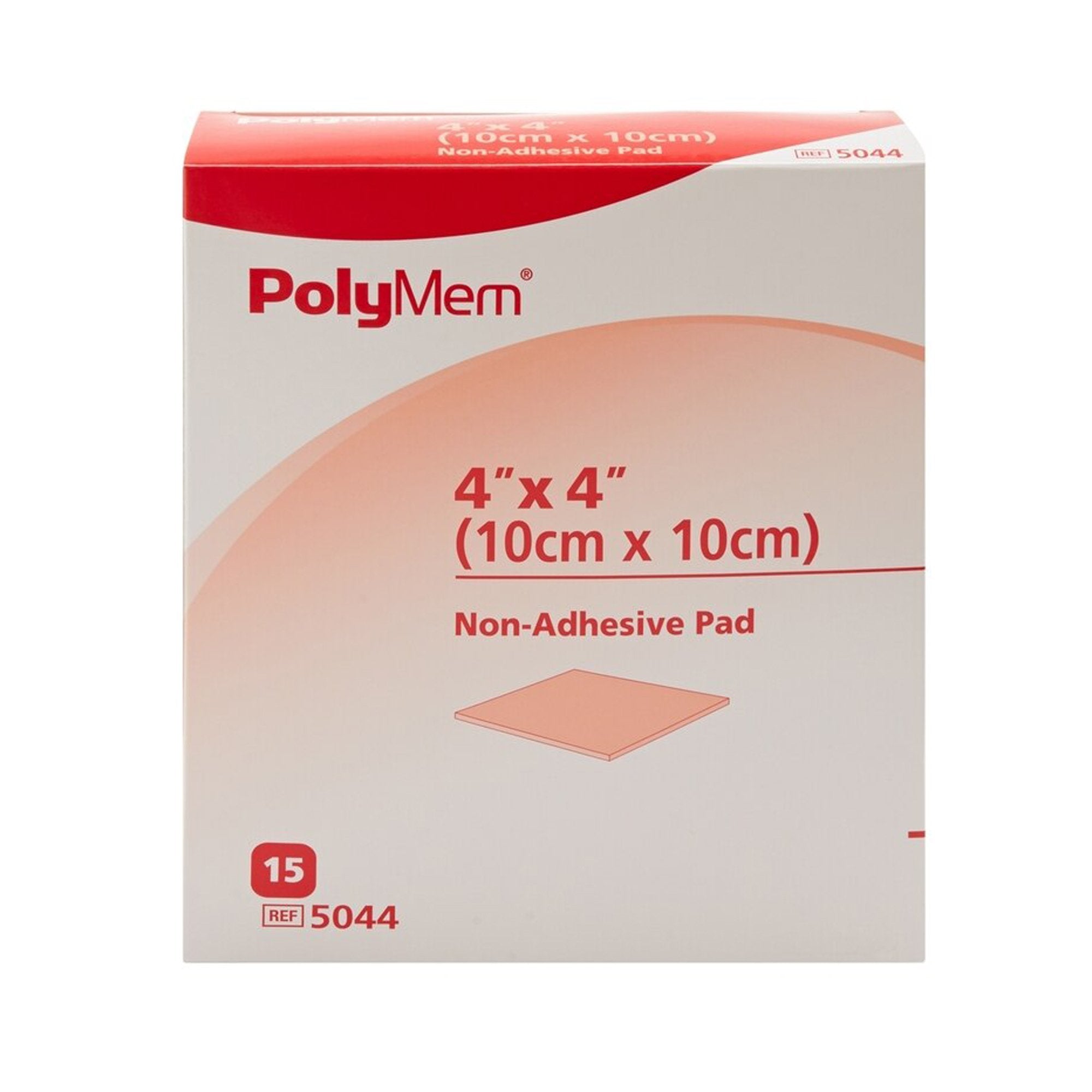 Foam Dressing PolyMem® 3 X 3 Inch Without Border Film Backing Nonadhesive Square Sterile