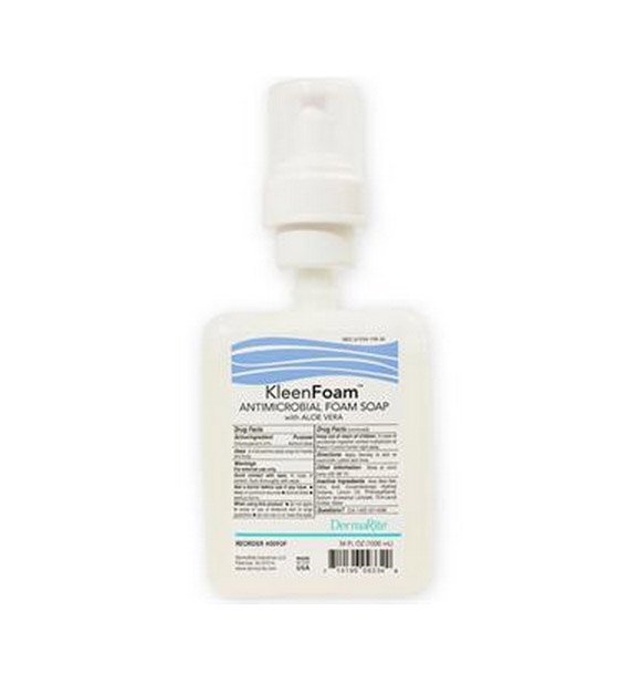 Antimicrobial Soap KleenFoam® Foaming 1,000 mL Dispenser Refill Bottle Unscented