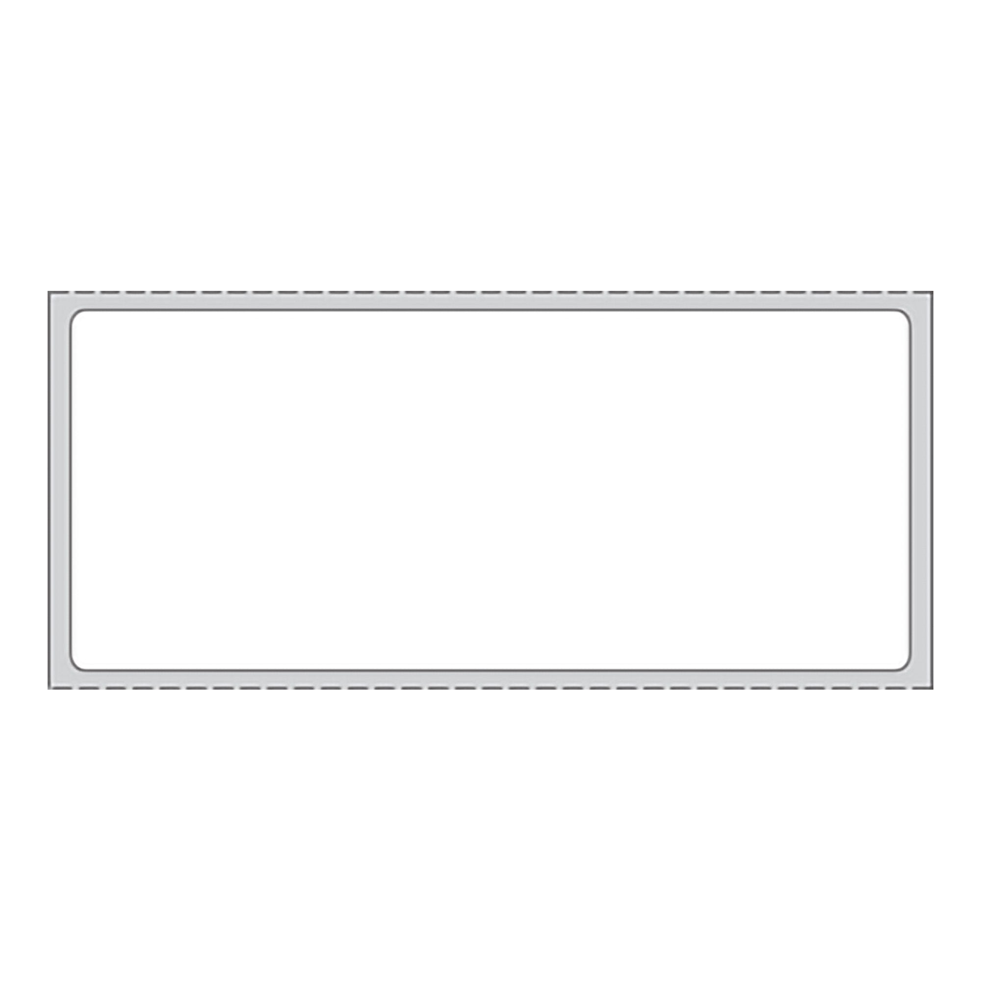 Blank Label pdc® Thermal Label White Paper 1-1/2 X 3-1/2 Inch