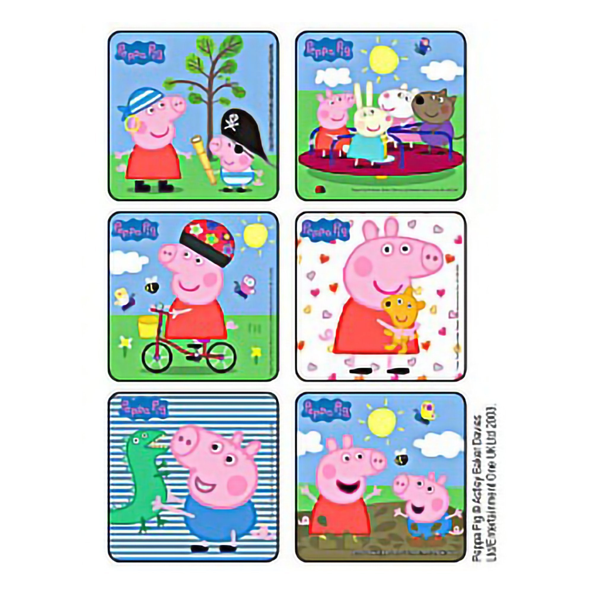 Kids Love Stickers® 75 per Roll Peppa Pig Sticker 2-1/2 Inch