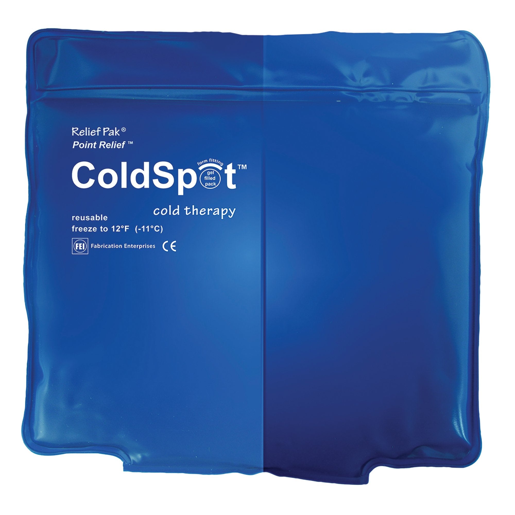Cold Pack Relief Pak® ColdSpot™ General Purpose Quarter Size 5 X 7 Inch Vinyl / Gel Reusable