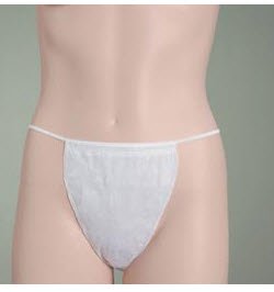 Bikini Panty One-Dees® White One Size Fits Most Disposable
