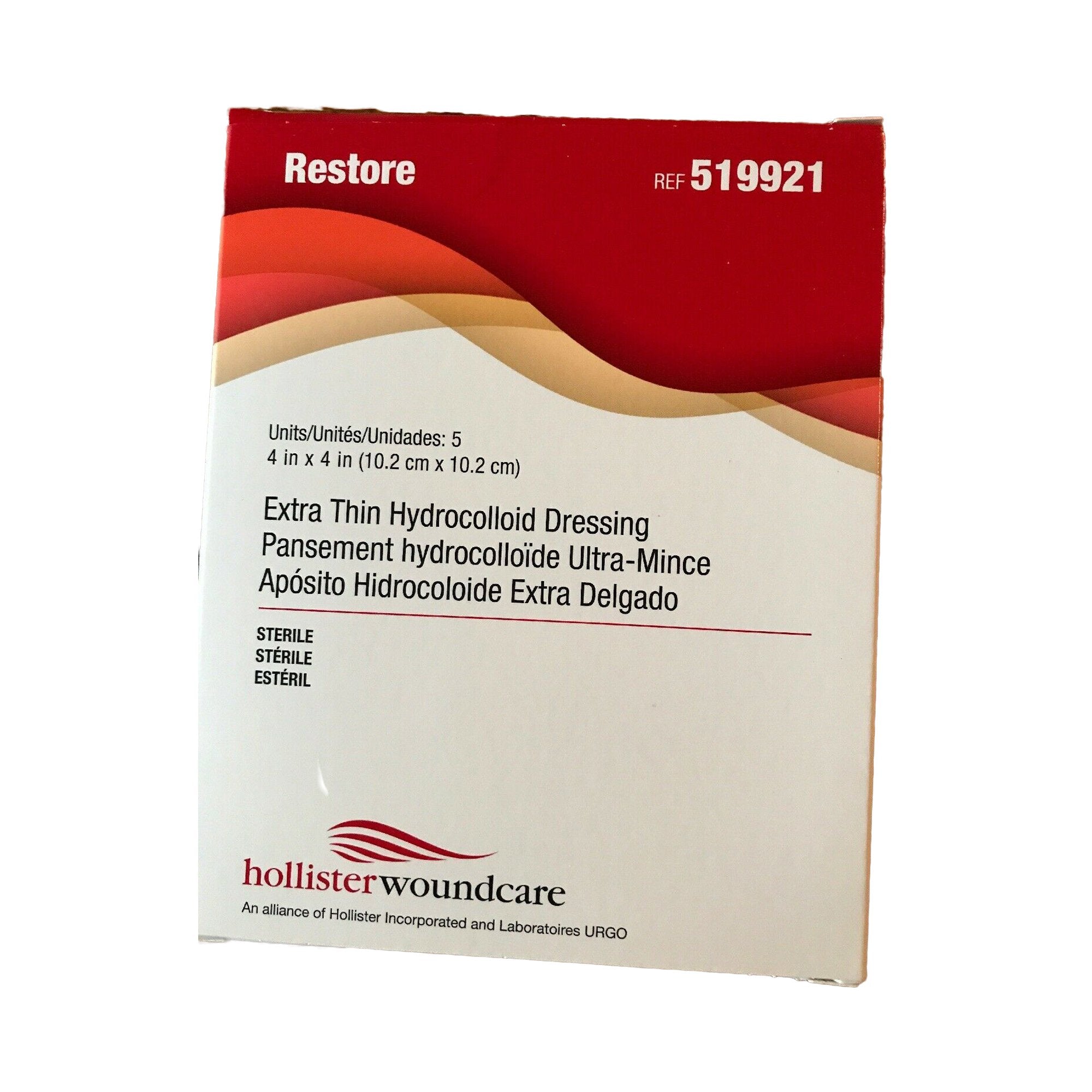 Thin Hydrocolloid Dressing Restore™ Extra Thin 4 X 4 Inch Square