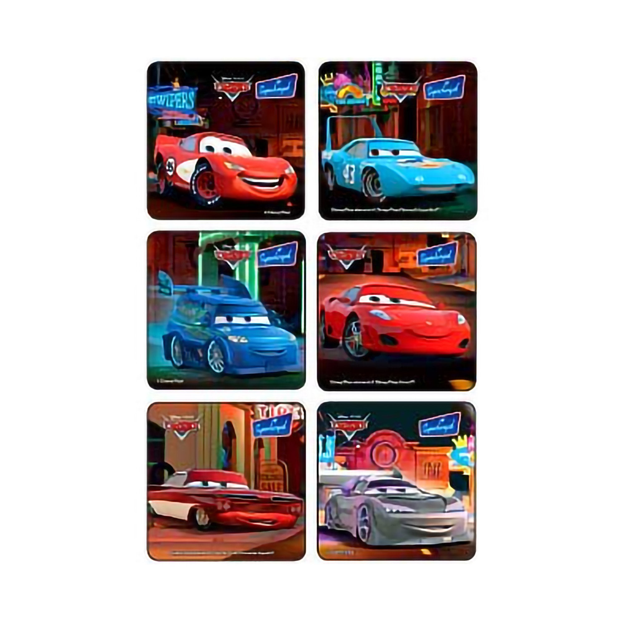 Kids Love Stickers® 90 per Pack Disney Cars Supercharged Sticker 2-1/2 Inch