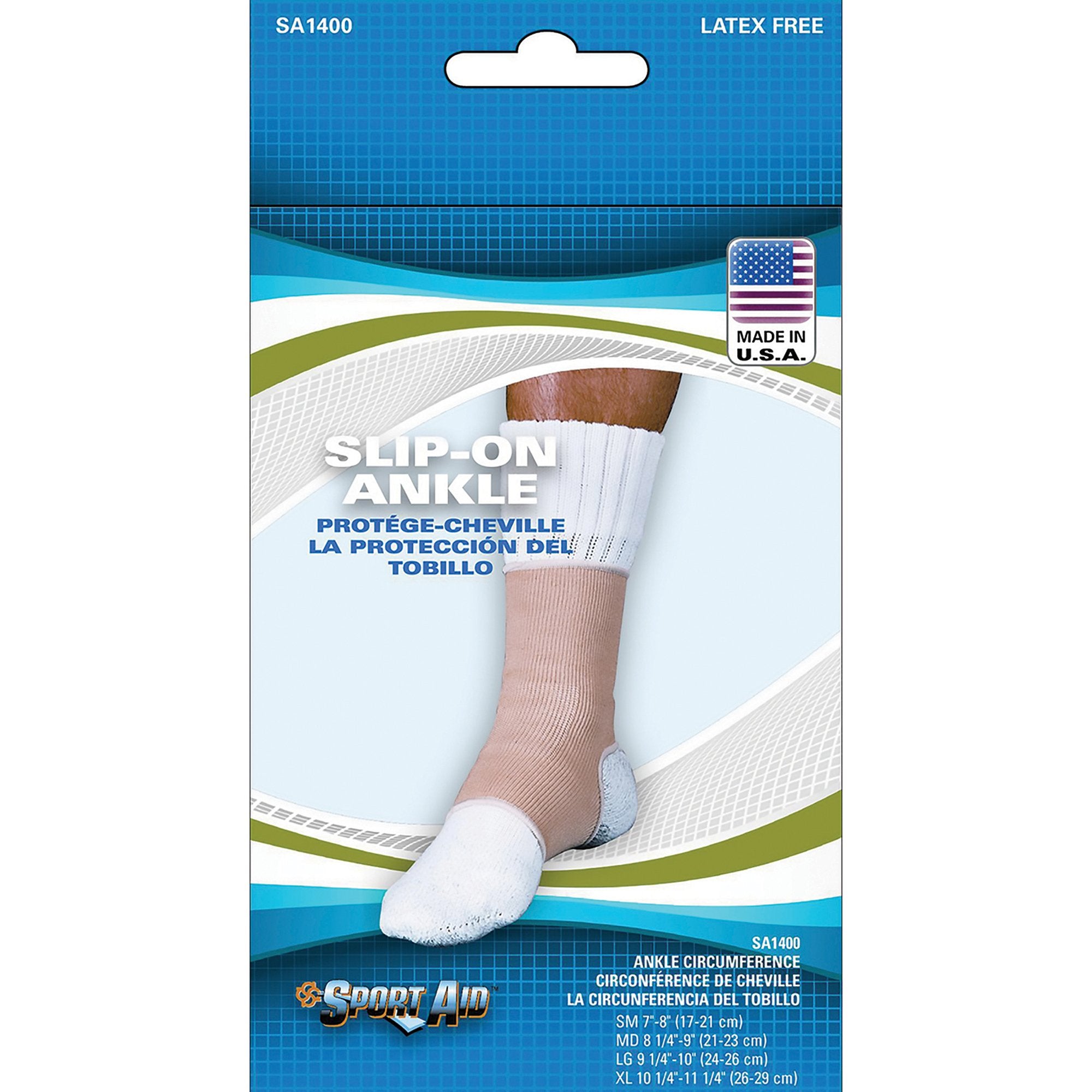Ankle Support Sport Aid™ Large Pull-On Foot