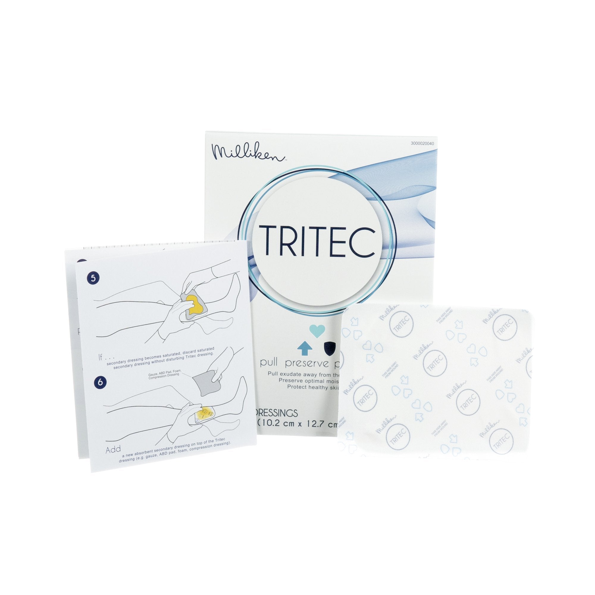 Wound Contact Layer Dressing Tritec™ 5 to 12 Inch Length