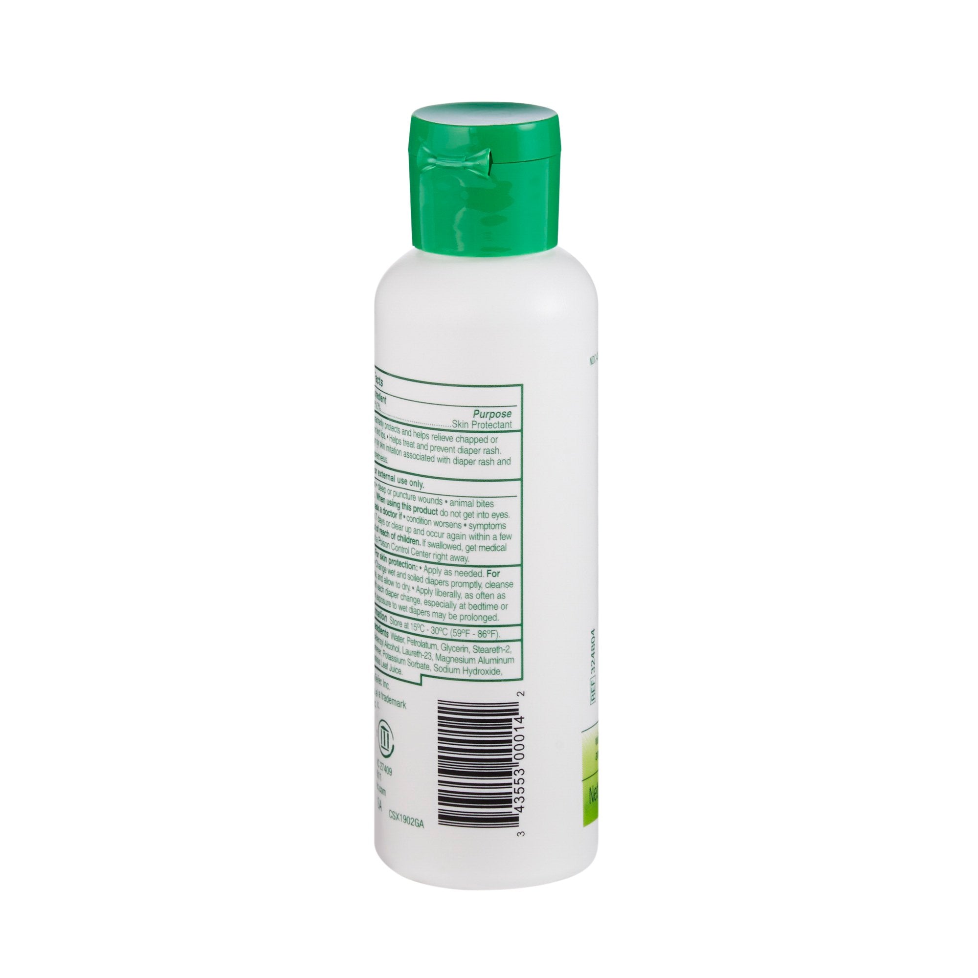 Hand and Body Moisturizer Aloe Vesta® 4 oz. Bottle Unscented Lotion CHG Compatible