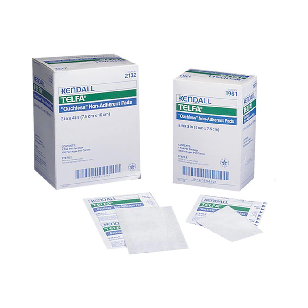 Non-Adherent Dressing Telfa™ Ouchless 3 X 8 Inch NonSterile Rectangle