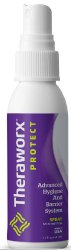 Rinse-Free Cleanser Theraworx® Protect Advanced Hygiene and Barrier System Liquid 1.7 oz. Pump Bottle Lavender Scent