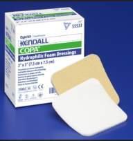 Foam Dressing Kendall™ Foam Island 6 X 6 Inch With Border Film Backing Acrylic Adhesive Square Sterile