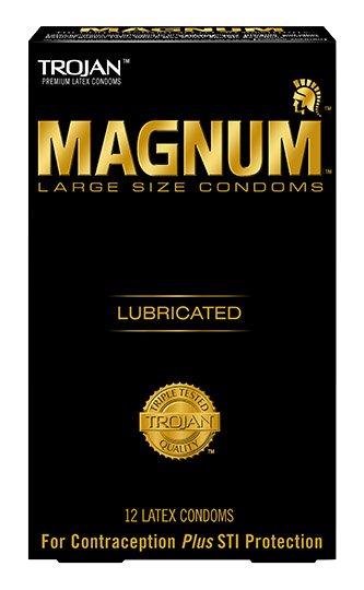 Condom Trojan® Magnum® Lubricated Large 1,000 per Case