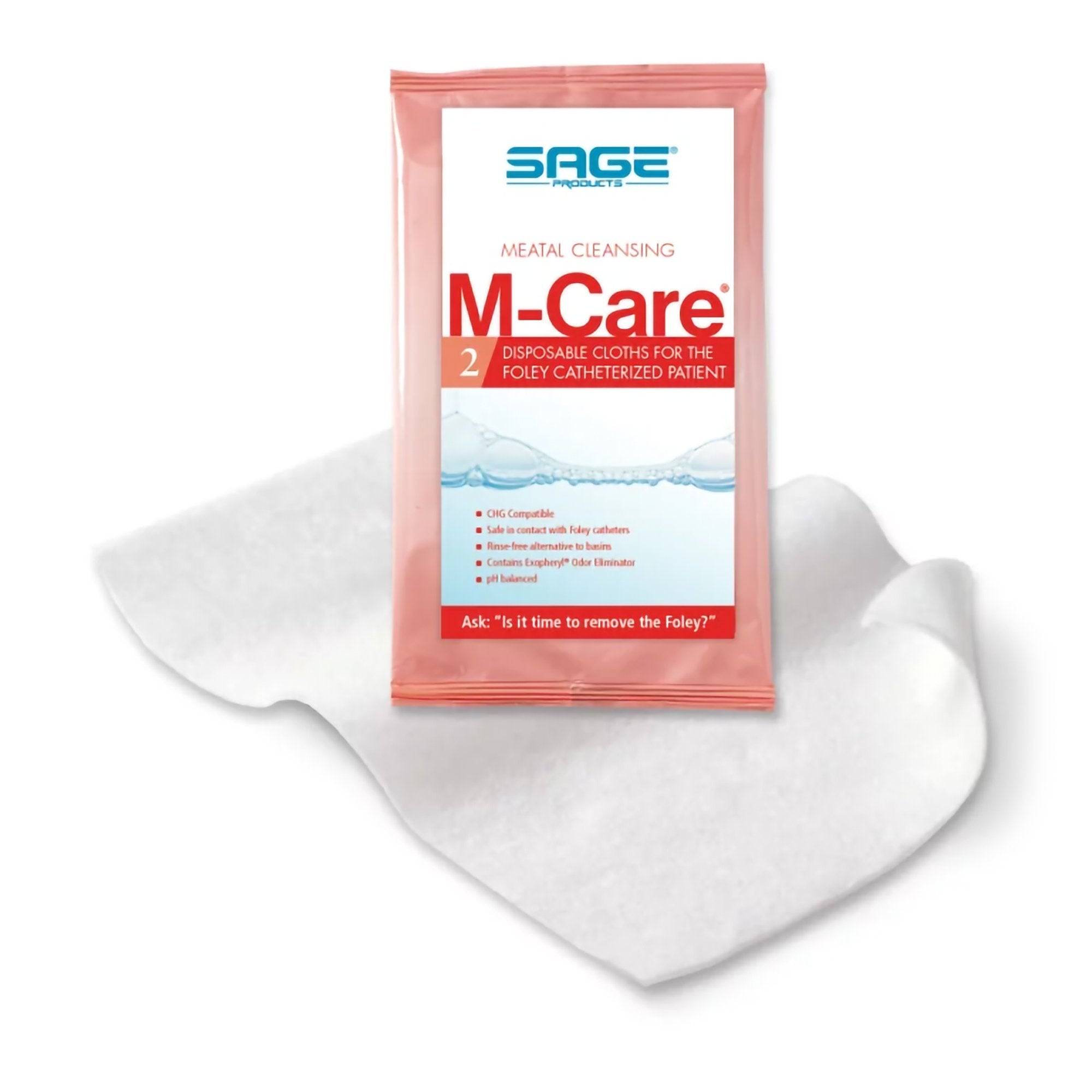 Personal Cleansing Wipe M-Care™ Meatal Soft Pack Scented 2 Count