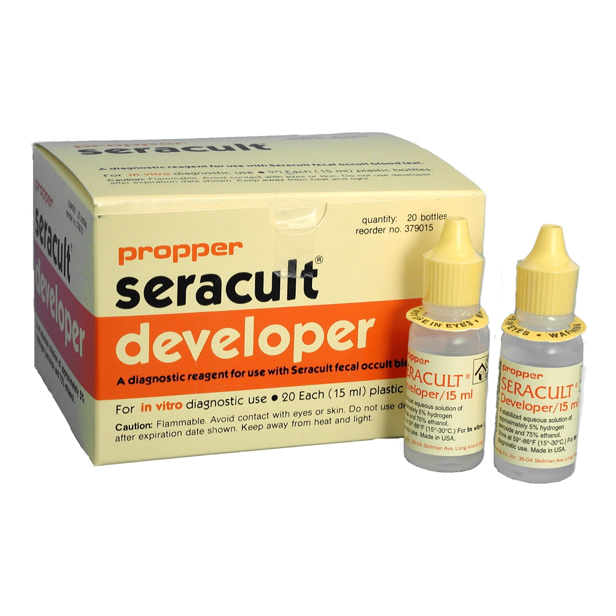 Hematology Reagent Seracult® Developer Fecal Occult Blood Test Proprietary Mix 15 mL