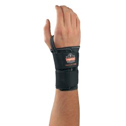 Wrist Support ProFlex® 4010 Double Strap Elastane / Elastic / Polyester Left Hand Black Large