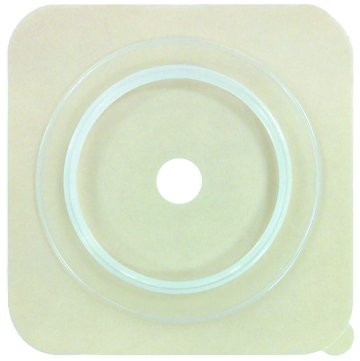 Ostomy Barrier Securi-T® Trim to Fit, Extended Wear Without Tape 45 mm Flange Hydrocolloid Up to 1-1/4 Inch Opening 4 X 4 Inch