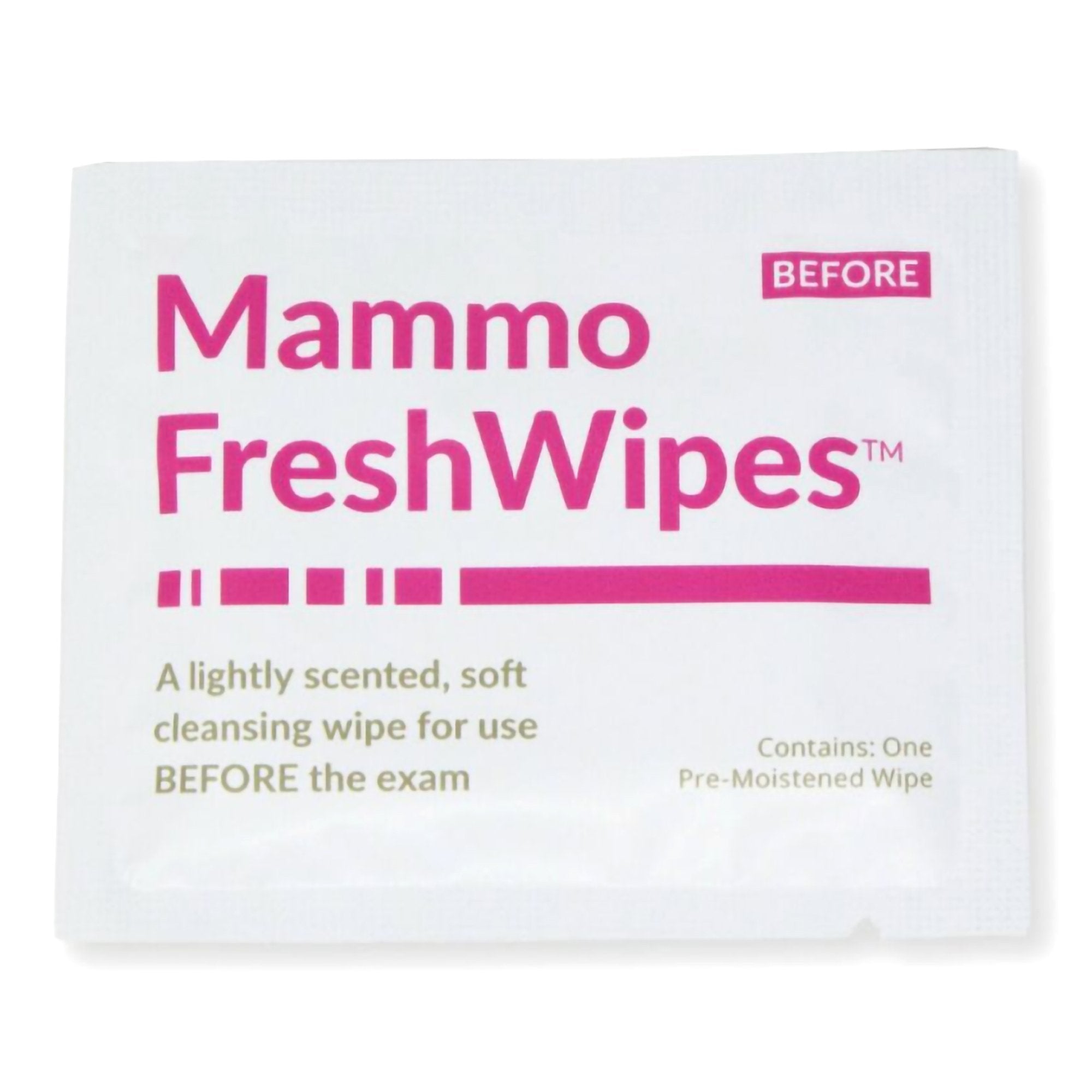 Mammography Cleansing Towelette Freshwipes™ Individual Packet Scented 50 Count