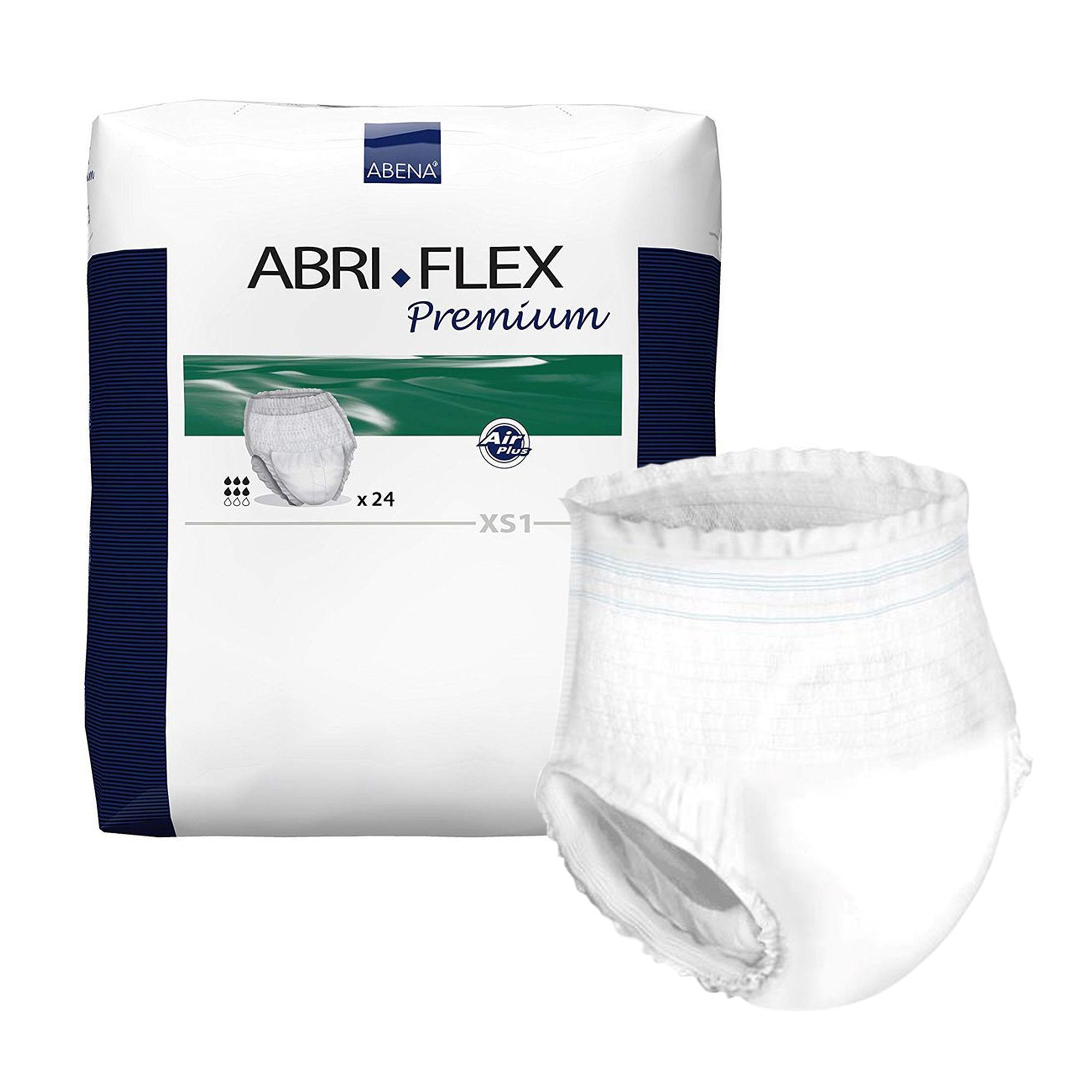 Unisex Adult Absorbent Underwear Abri-Flex™ Premium XS1 X-Small Disposable Moderate Absorbency