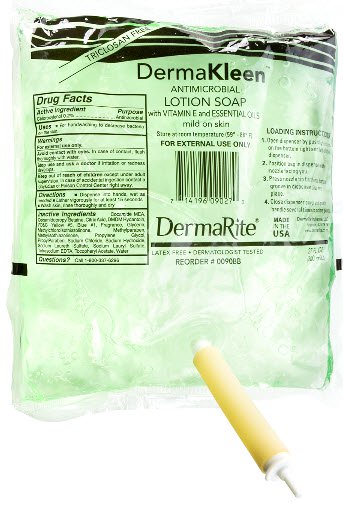 Antimicrobial Soap DermaKleen® Lotion 1,000 mL Dispenser Refill Bag Scented